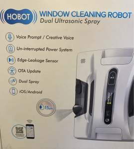 Window Cleaner (Hobot 2S) - Robot with Remote, Manuals, As New