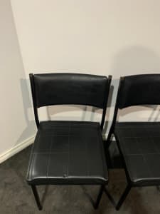 4 x Leather Chairs in good condition