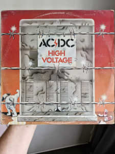ACDC High Voltage 1st Press LP Good plus