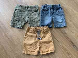 Bundle of Boys Shorts - Size 1 (12-18 months)