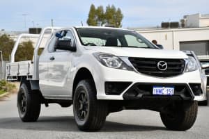 2018 Mazda BT-50 UR0YG1 XT Freestyle White 6 Speed Manual Cab Chassis