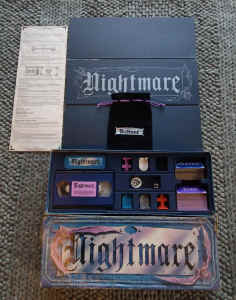 NIGHTMARE HORROR BOARD GAME 1991