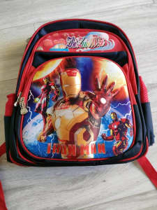 3D Iron Man kids Cartoon backpack