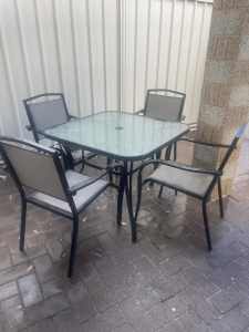 Outdoor sitting Table and chairs