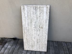 travertine stone slab rectangle 870mm x 457mm x 20mm 