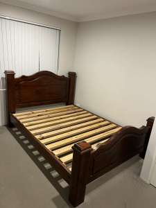 Queen Size Solid Timber Bed Frame