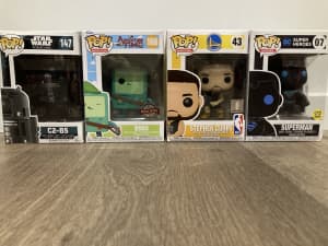 Funko Pops set of 4 (good price, negotiable to an extent)