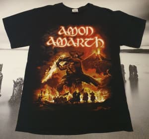 Amon Amarth - Surtur Rising - 2012 Aus Tour shirt - size Medium