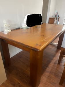 Wooden 6 seater dining table