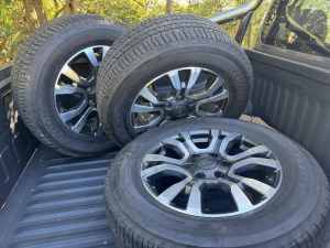 2019 Ford ranger wildtrack wheels and tyres