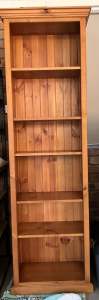 Pine Bookcase Stained