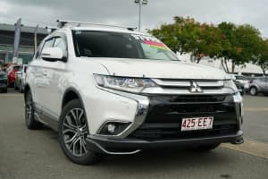 2016 Mitsubishi Outlander ZK MY16 Exceed 4WD White 6 Speed Constant Variable Wagon