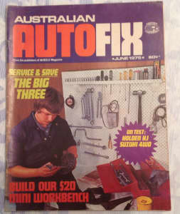 Australian Autofix magazine, vintage Jne1975, Rare find. Ballajura6066