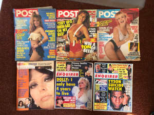 VINTAGE MAGAZINES, AND VINTAGE NEWSPAPERS -- VINTAGE 1960 TO 2002