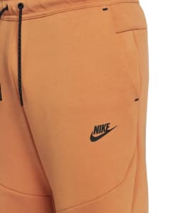 Nike Tech Fleece Jogger Track Pants Sweatpants Orange Mens Large