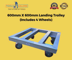 600mm X 600mm Landing Trolley (Includes 4 Wheels)