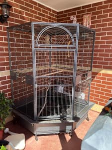 Large corner bird cage