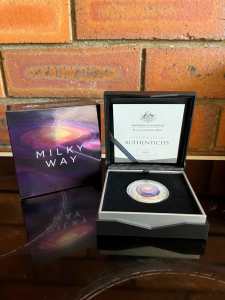New RAMINT The Milky Way $5 Silver Proof Domed Coin 2021