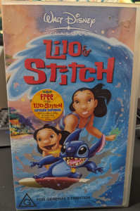 Lilo and Stitch the movie VHS tape