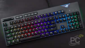 ASUS XA01 rog strix flare gaming keyboard - $120