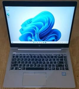 8th Gen i7 HP EliteBook 840 G5/16GB RAM/256 NVMe SSD/Ultrabook Laptop.