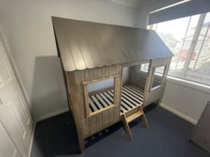 Bed cubby house for kids
