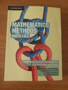 Cambridge Mathematics Methods Units 1&2