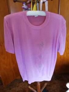 Womens clothing in excellent used condition - Pink polyester top