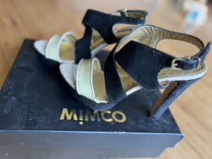 Mimco halo size 40 high heels sling back shoes sandal shoes