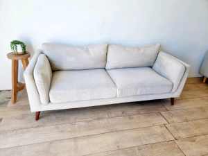 Harvey Norman 3 Seater Lounge Seater Fabric Sofa