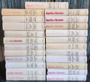 Bulk lot Agatha Christie Crime Collection H/C D/J books.
