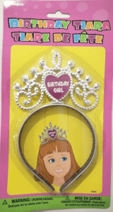 Birthday Girl Party Princess Plastic Headband Tiara brand New