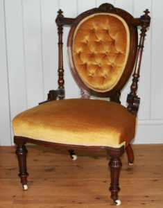 Victorian Nursing Chair Circa 1865