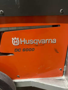 Husqvarna DC6000 vacuum for concrete grinding