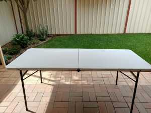 Folding outdoor table