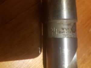 1 3/16 inch drill .HSS made in USA unused new.