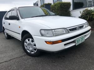 1996 Toyota Corolla AE101R CSi Seca White 5 Speed Manual Liftback