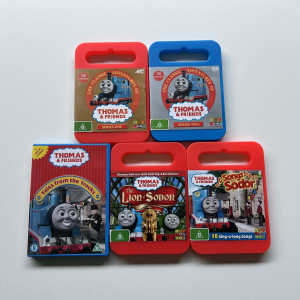 Thomas And The Tank Engine DVDs x5 Kids Bundle