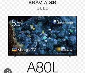 AS NEW Sony OLED A80L 55’’ TV 2023