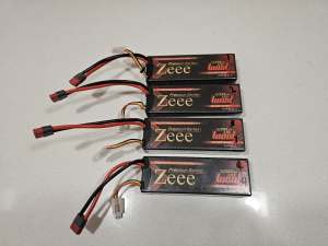 7.4v 2s lipo rc batteries, 120c rate, rc car 1/10, 1/8, 4 available