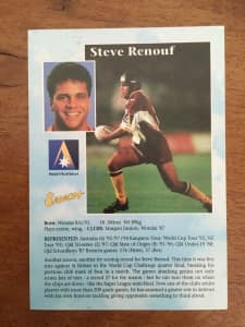 1996 Series 1 Rugby League Card, no. 17, Brett Rodwell, Illawarra Steelers