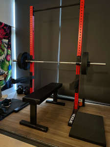 Home gym olympic weightlifting set