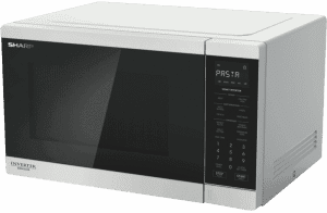 Sharp White 34L inverter microwave R350EW