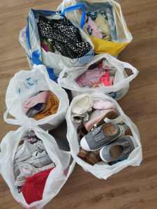 Baby Girl Clothing (size 0) and Shoes