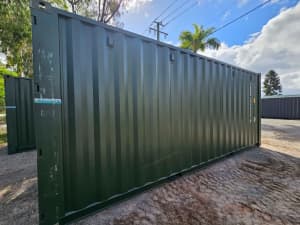 20ft Single Use Shipping Container - Army Green - FAMU2779736