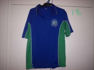 Modbury high school uniform P.E polo shirt-size 18