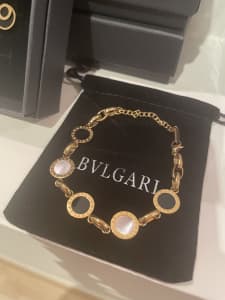Bvlgari bracelets with mother of pearl