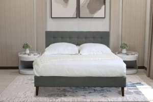 Elisa Bed Frame From $269.00 - $426.00 in Dark Grey