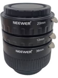 Lens Adapter Neewer N-Af Macro Extension Tube Black