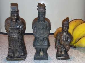 Terracotta Warrior Ornaments from XiAn China $10